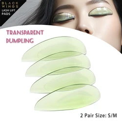 2Pair 2Size Silicone Eyelash Perm Pad Lifting Lashes Rods Shield 3D Eyelash Curler Accessories Applicator Makeup Tools