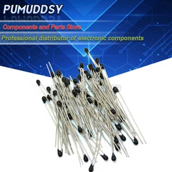 20PCS NTC Thermistor Thermal Resistor MF52 NTC-MF52AT 5% 1K 2K 3K 4.7K 5K 10K 20K 47K 50K 100K 3950B 1/2/3/4.7/K Ohm