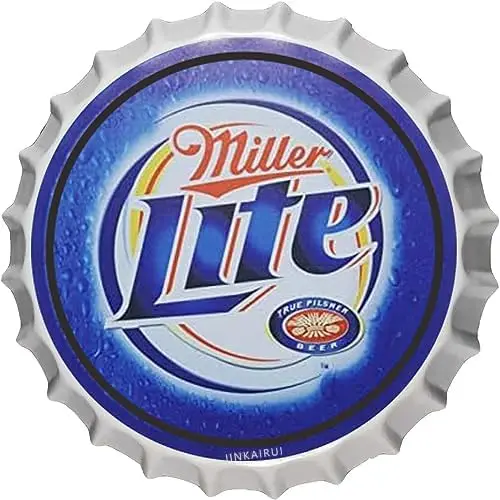 Retro Metal tin Sign Bar Beer Miller Decorative Bottle Caps Metal Tin Signs For Home Cave Garage bar Wall