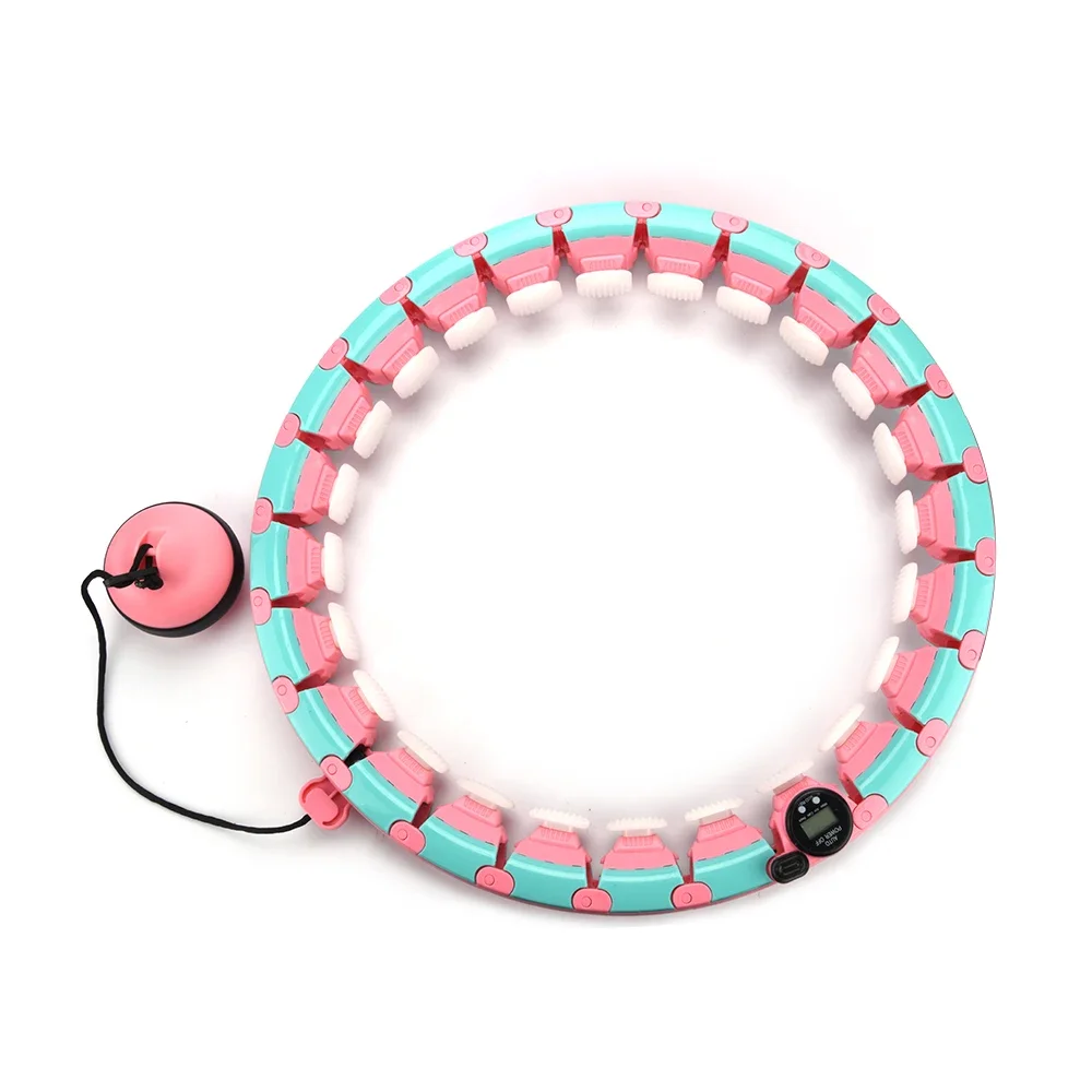 Ring Bunte gewichtete Hoola Hoop Gym Fitnessgeräte Hool Ring Box Body g Hula Hoops