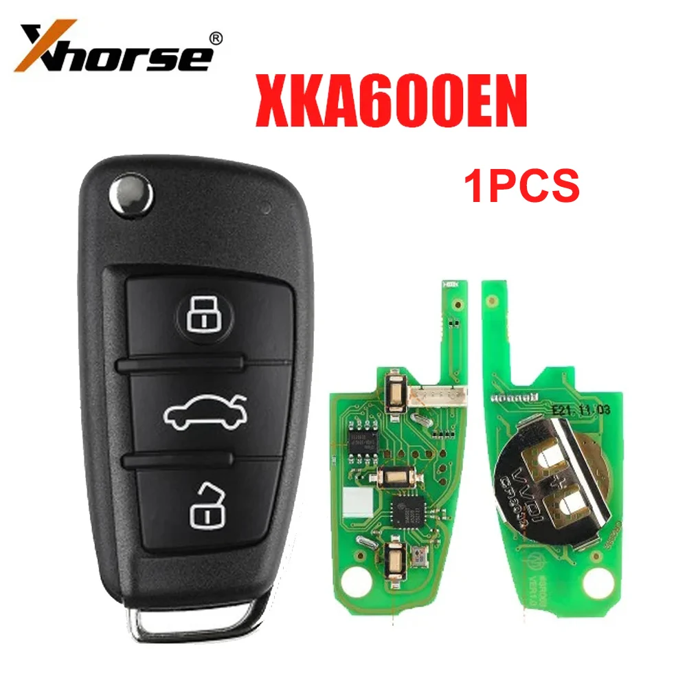 

1PCS Xhorse XKA600EN for Audi A6L Q7 Style X003 Universal Wire Remote Key 3 Buttons for VVDI Key Tool/VVDI2