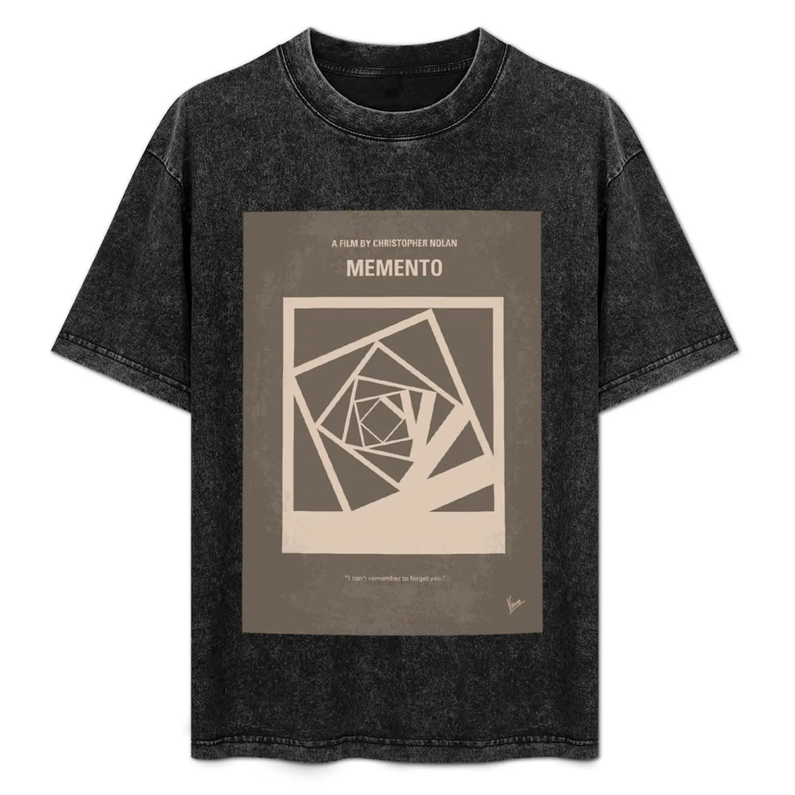 

No243- Memento minimal movie poster Poster T-Shirt customs design your own Personalized t-shirt shirts graphic mens t shirt