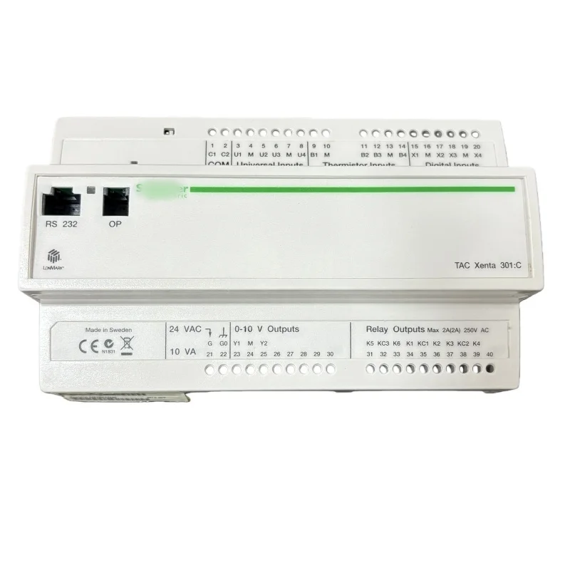 007300170 Xenta 301 Programmable LonWorks HVAC Controller Zone Control AHU FCU Building Automation