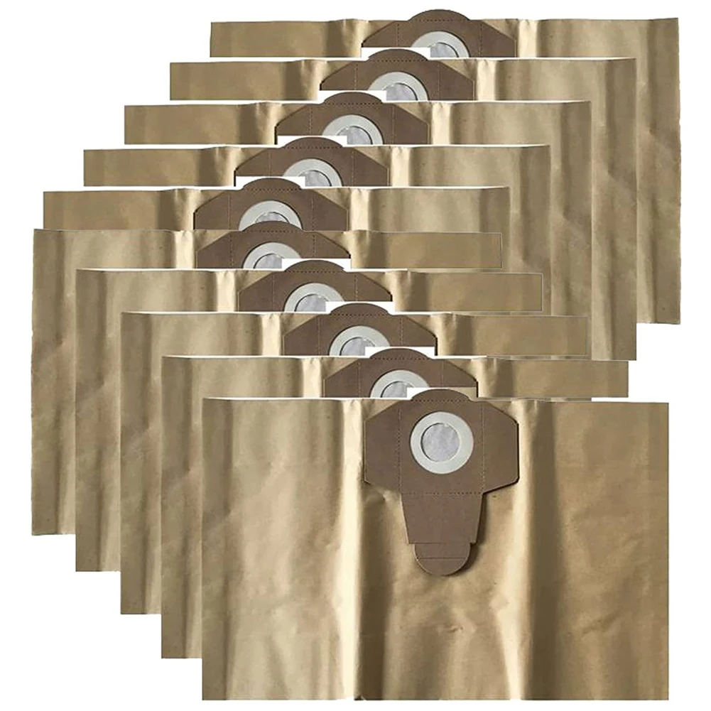 Vacuum Bags 10 Filter Dust Bag For Parkside Wet And Dry Vacuum Cleaners PNTS 1250 PNTS 1250/9 PNTS 1300 PWD 12 A1-[A04I Tools]