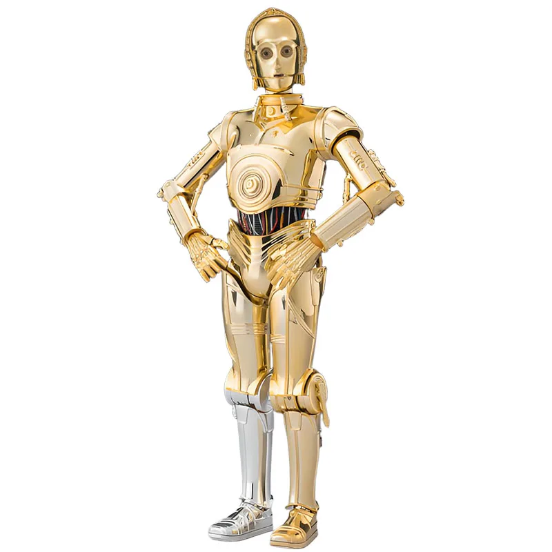 Bandai Original S.H.Figuarts Star Wars: A New Hope&R2-D2 155mm&90mm Anime Action Figure Assembly Model Toys Model Gifts for Boys