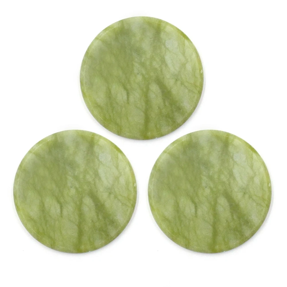 Pestañas postizas redondas de piedra de Jade, pegamento adhesivo para extensión de pestañas, soporte para paleta, extensiones de pestañas, maquillaje, 2/4/6 piezas