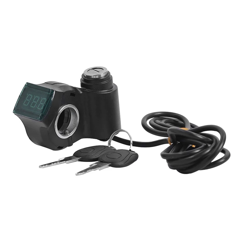 

Дисплей напряжения в реальном времени для самоката KUGOO M4 PRO с ключом-замком для включения питания и функцией автоматического распознавания типа аккумулятора