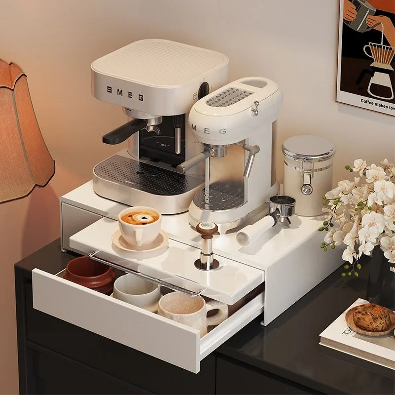 Side cabinet, countertop, coffee machine rack, premium desktop storage rack, drawer locker, free installation