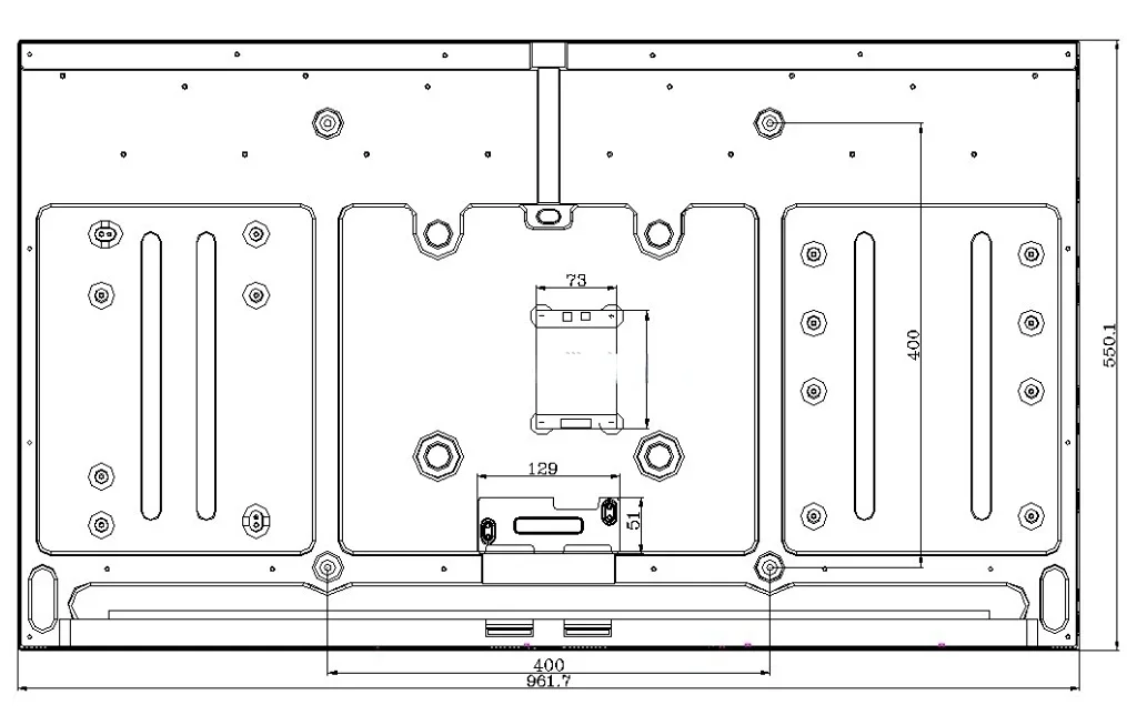 For DV430FHM-NN0 Thương Hiệu Mới Thử Nghiệm Một + Cao Cấp 43 Inch Màn Hình Hiển Thị Lcd Module Cho Biển Số Và Đầu Karaoke