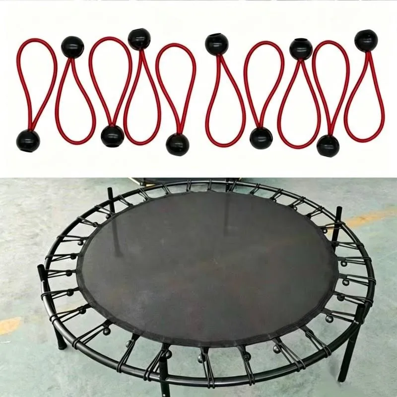 52 pcs 20cm Camping Elastic Tie Downs, Projection Screen Binding, Strong Stretch Tension, High Elastic Resilience