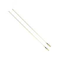 1 Pair Receiving Antenna 22.5cm Big Hole & Small Hole Metal Movable Antenna For Henglong 1/16 RC Tank 3889 German Leopard 2A6