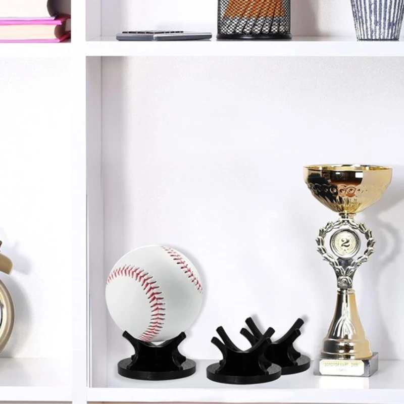 Golfbälle Display Ständer Baseball unterstützen Basis -Softball -Rack Acrylbällchen mit Basisbällen Kugeln Halter Basis 69HD