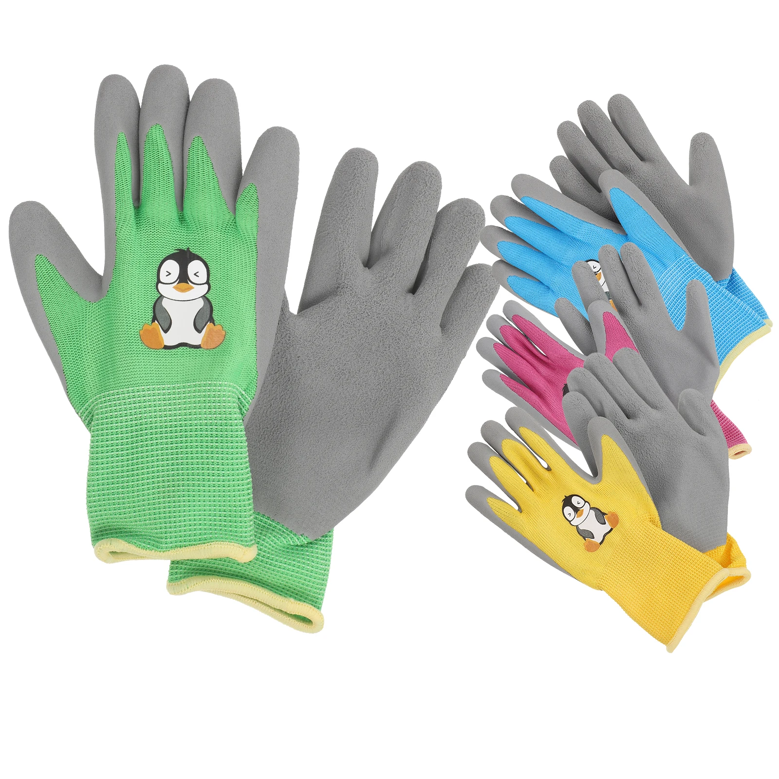 

Children'S Protective Gloves Garden Working Latex Waterproof Breathable Outdoor Gardening Gloves For Planting Weeding Yard