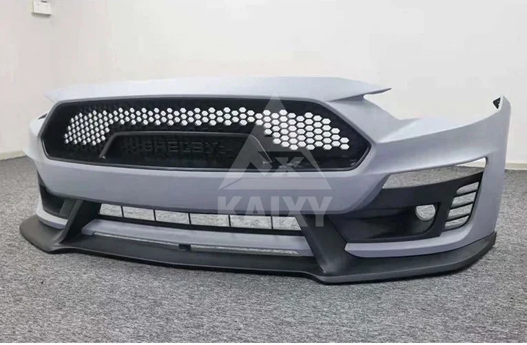 for Ford Mustang Upgrade to PP Material Super Snake Front Bumper for Mustang Bodykit 2018-2023