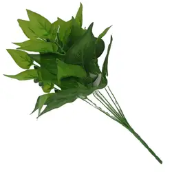 Fake Plant Bunch Of Artificial Plants Idyllic Decor Green Palm Leaves Tropical Plastic Foliage Bonsai Wedding Home Garden Decor