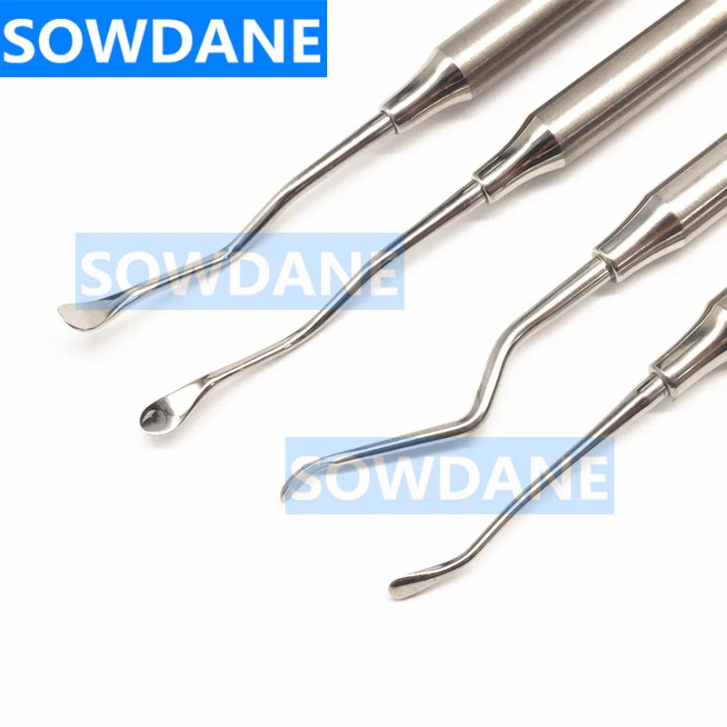 4pcs/set Dental Implant Sinus Lift Lifting Elevator Double Ends Autoclavable Instrument Tool Stainless Steel