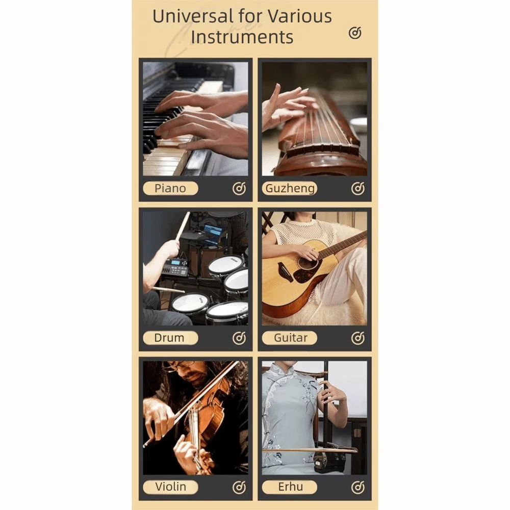 Ideal Gift A4 Music Score Folder Flexible Multi-layer Music Binder Portable Detachable Spiral Music Binder Piano Practice