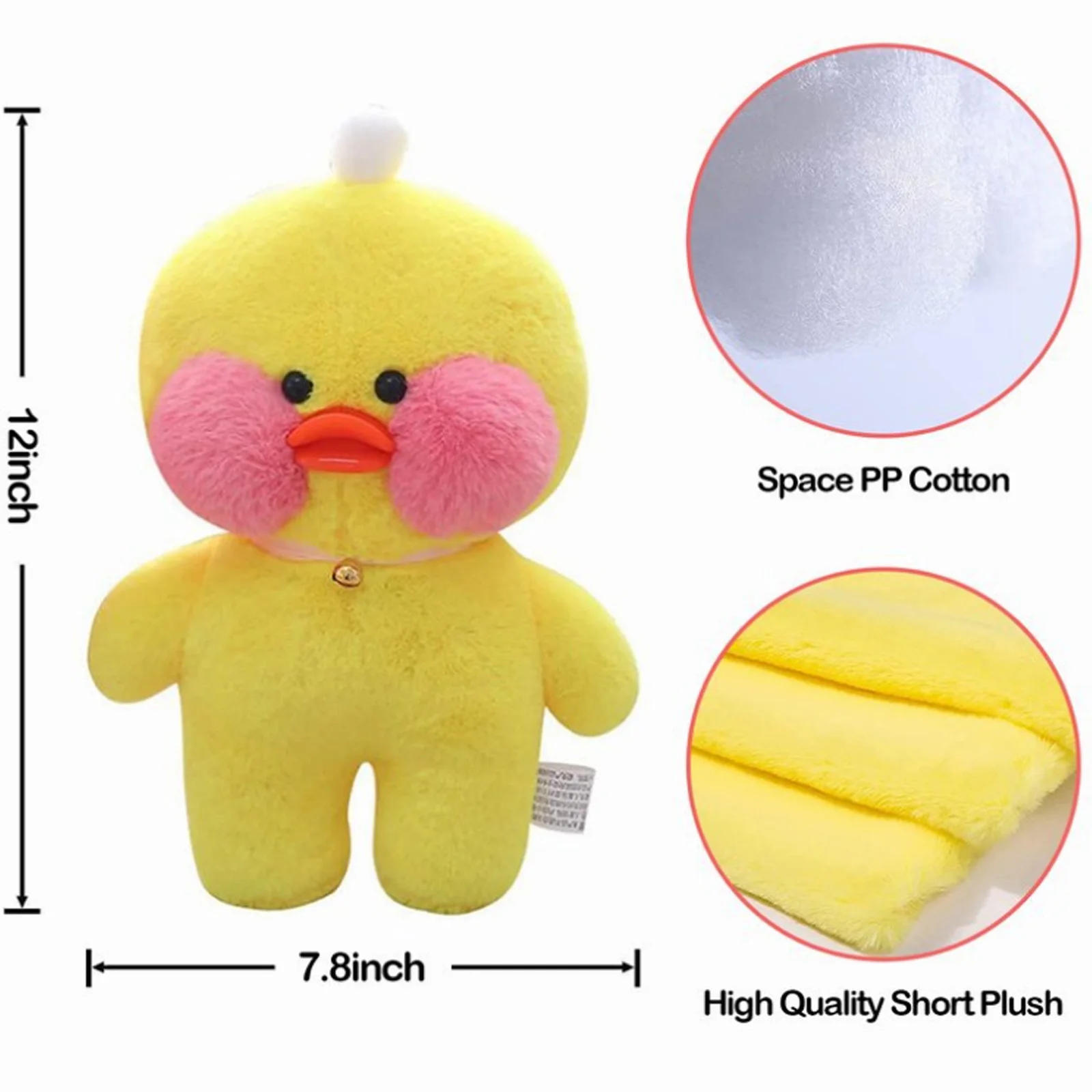 30cm Net Red Mimi Yellow Duck Plush Toy Clothes Accessories Cute Plush Doll Soft Doll Animal Toys Children\'s Gifts 2022