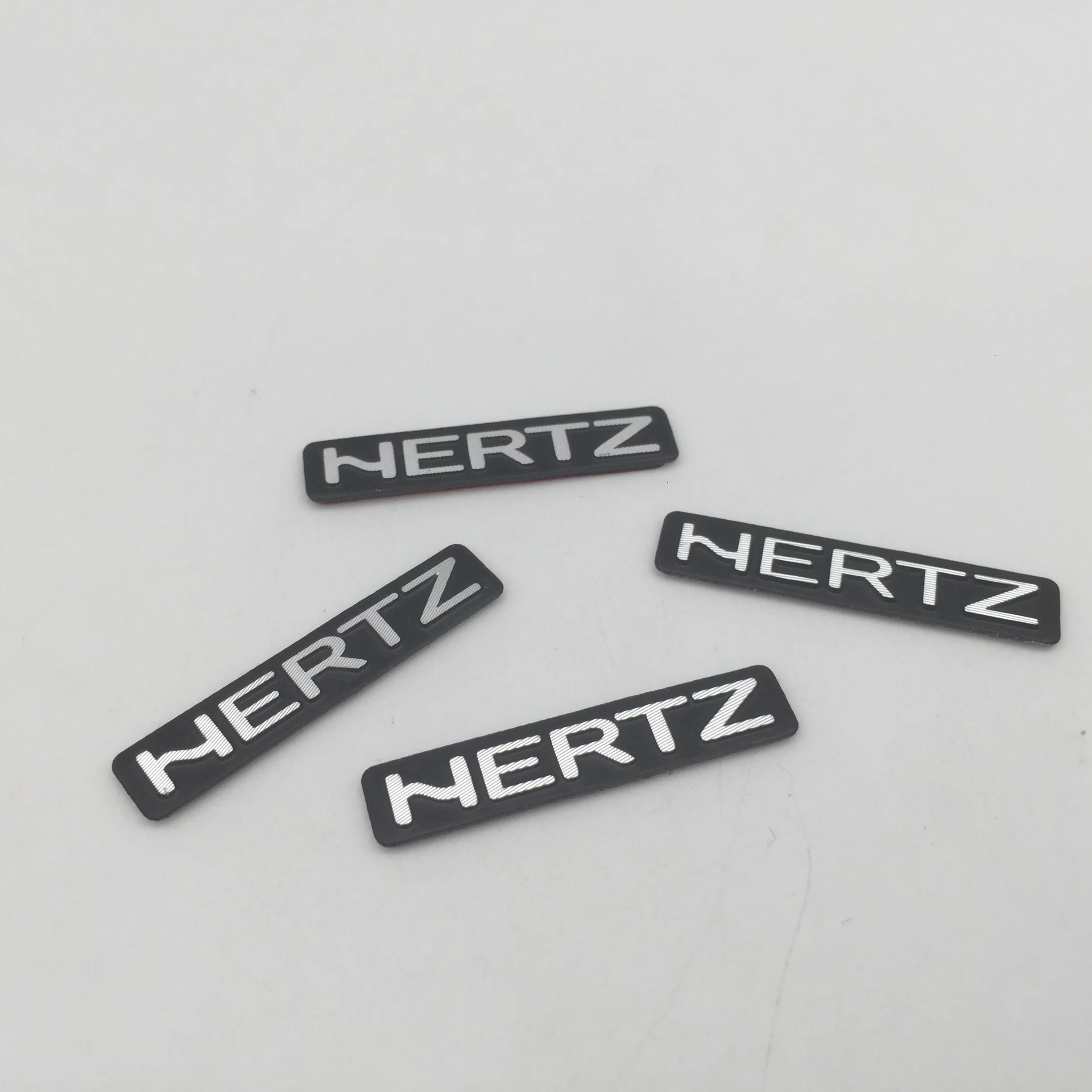 2 قطعة 5 قطعة 10 قطعة ل HERTZ سيارة مرحبا فاي المتكلم مكبر صوت شارة ستيريو شعار ملصق اكسسوارات السيارات التصميم