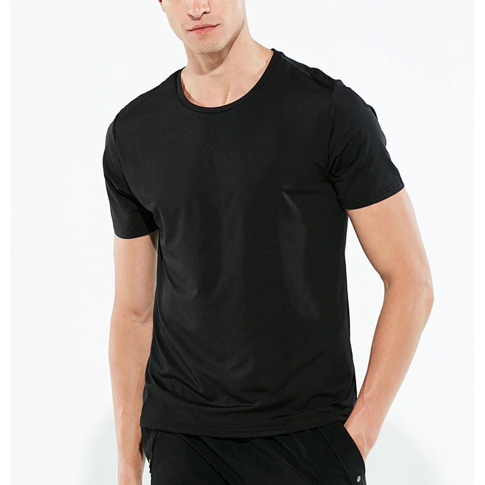 High Quality T-Shirt Sports Stain-Resistant T-Shirt Simple Street Breathable Tops Casual Waterproof Dirt-Proof