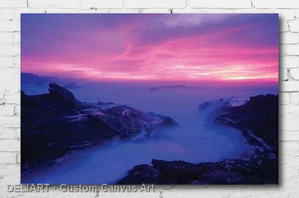 

EUGENENA COVE - SCENIC ART Canvas Poster OCEAN BEAUTY Custom Size Available Room Decoration Home Decor Wall