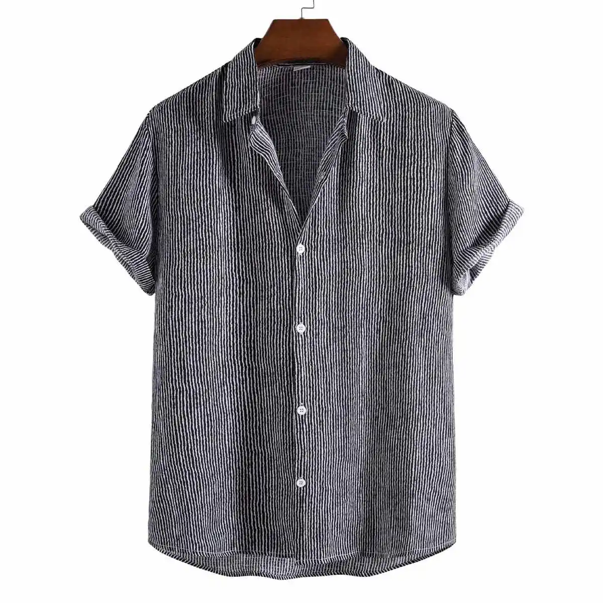 حذاء رجالي مخطط مطبوع من ort Swedi irt فضفاض مناسب للحماية من الشمس من القطن ذو إحساس الجليد Ultra ort Sve #3