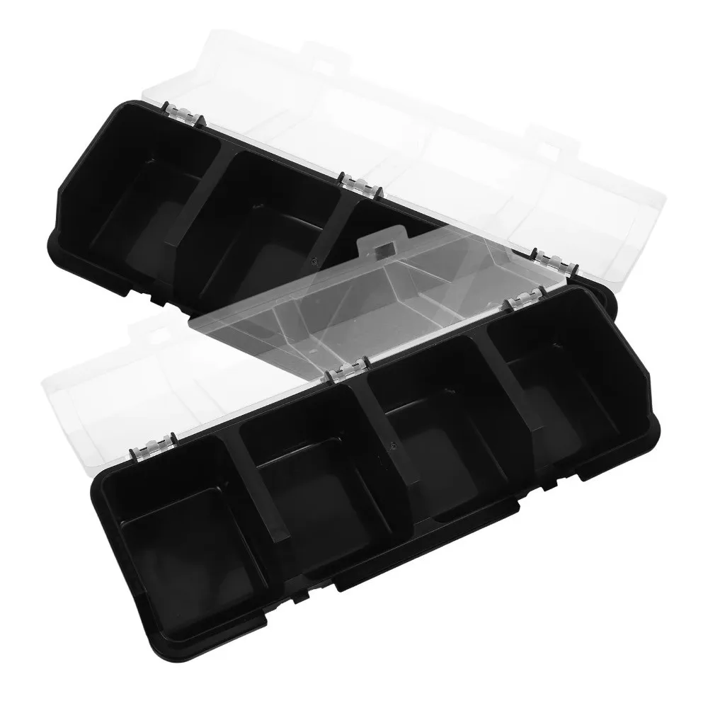 Multi-Compartment Parts Storage Box Beveled Large capacity Screw Organizer Boxs Hardware Accessories Screw Organizer