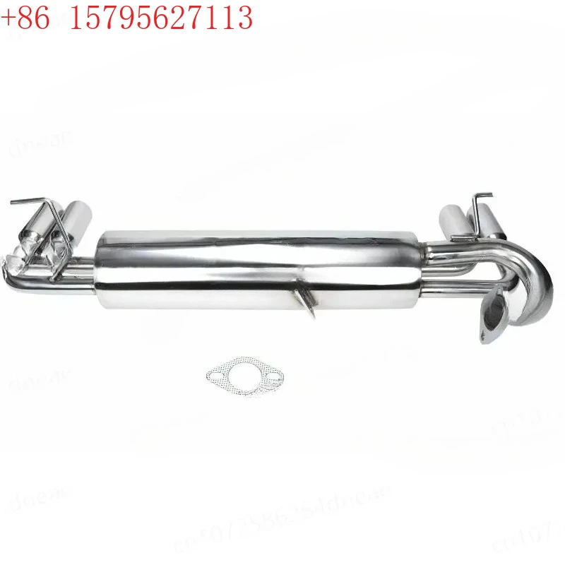 Precio bajo 2 pulgadas doble silenciador punta eje trasero Catback escape para Toyota MR2 1985-1989 con Quad W10 SW 4A-GE