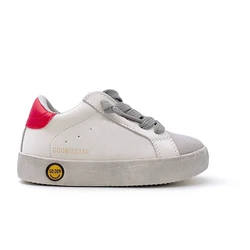 Tipo di scuola suola in gomma scarpe sporche per bambini moda scarpe sportive di lusso per ragazzi scarpe da ginnastica per bambini in pelle personalizzate scarpe Casual