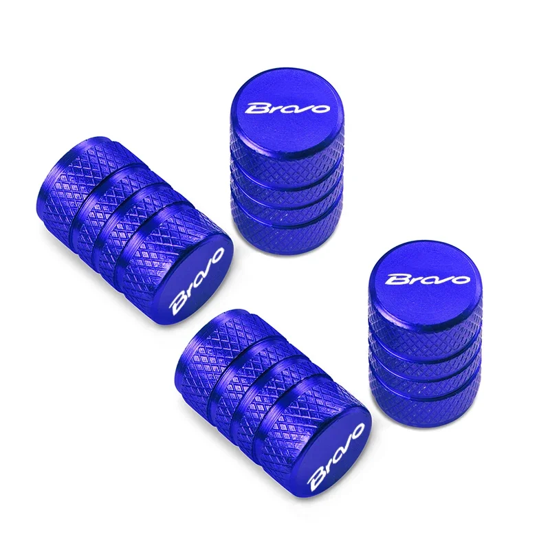 4 stuks voor Fiat BRAVO Auto Wiel Ventieldopjes Band Stem Covers Airdust Waterdicht