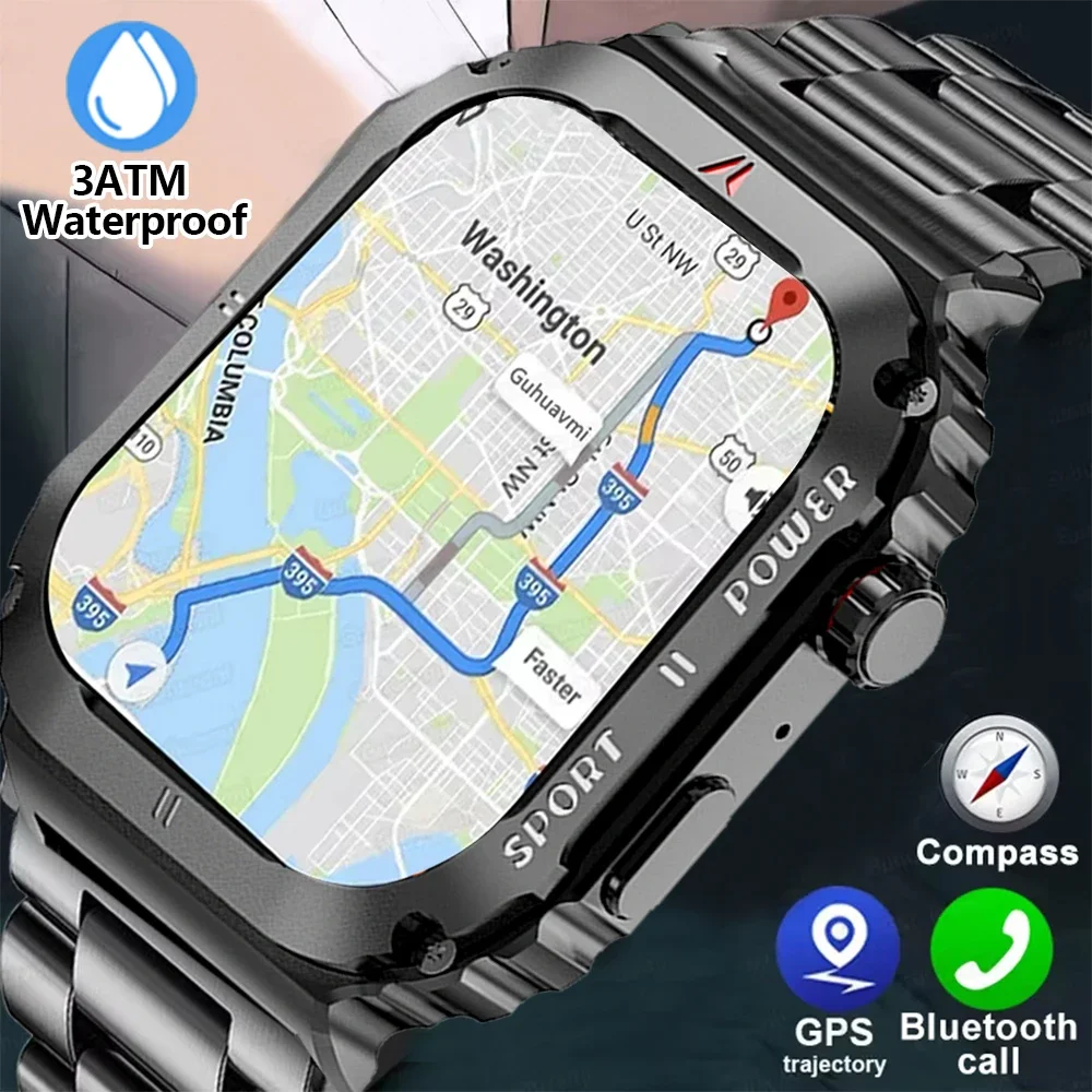 

Zordai 2024 OD3 Смарт-часы для Xiaomi милитари GPS Открытый Спорт фитнес-трекер 5ATM водонепроницаемый монитор здоровья Смарт-часы для мужчин