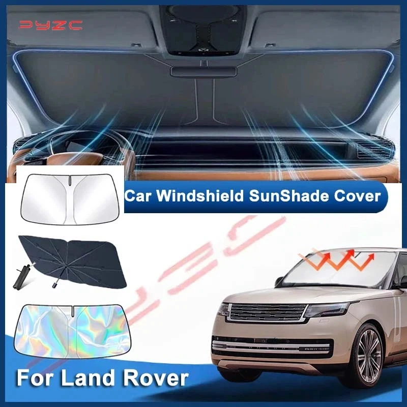 Car Windshield Sun Shade for Land Rover Range Rover L322 L405 2 3 4 2008-2024 Reflector Sunshade Offers Protection Accessories