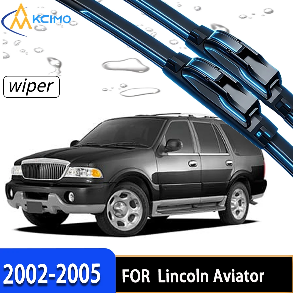 

Premium High-Density Rubber Front Wiper Blades with Stable Wiping Perfect Fit for Lincoln Aviator UN152 2002-2005