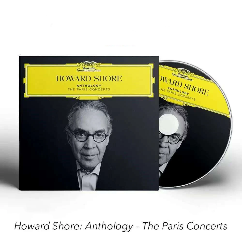Álbum clásico de conciertos de París, CD de música Howard Shore, antología, 2 uds., registro de música, Cosplay, Walkman, trampas sonoras, caja de música de fiesta