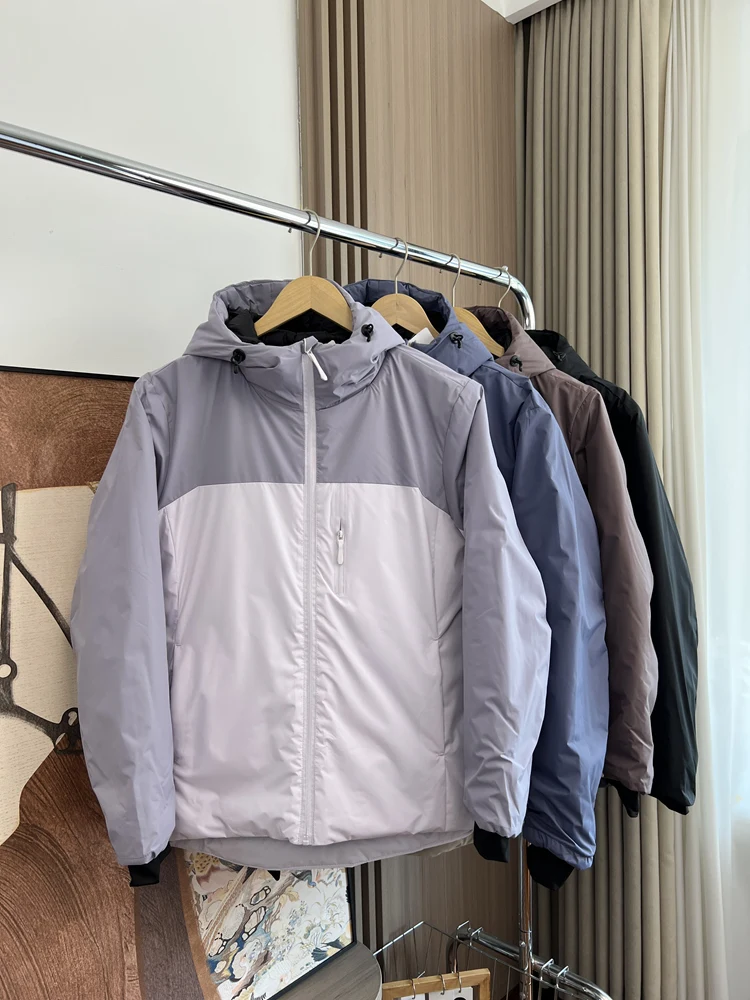 

Водонепроницаемая ветрозащитная повседневная куртка с капюшоном для молодежи, утепленная, с длинными рукавами, на молнии