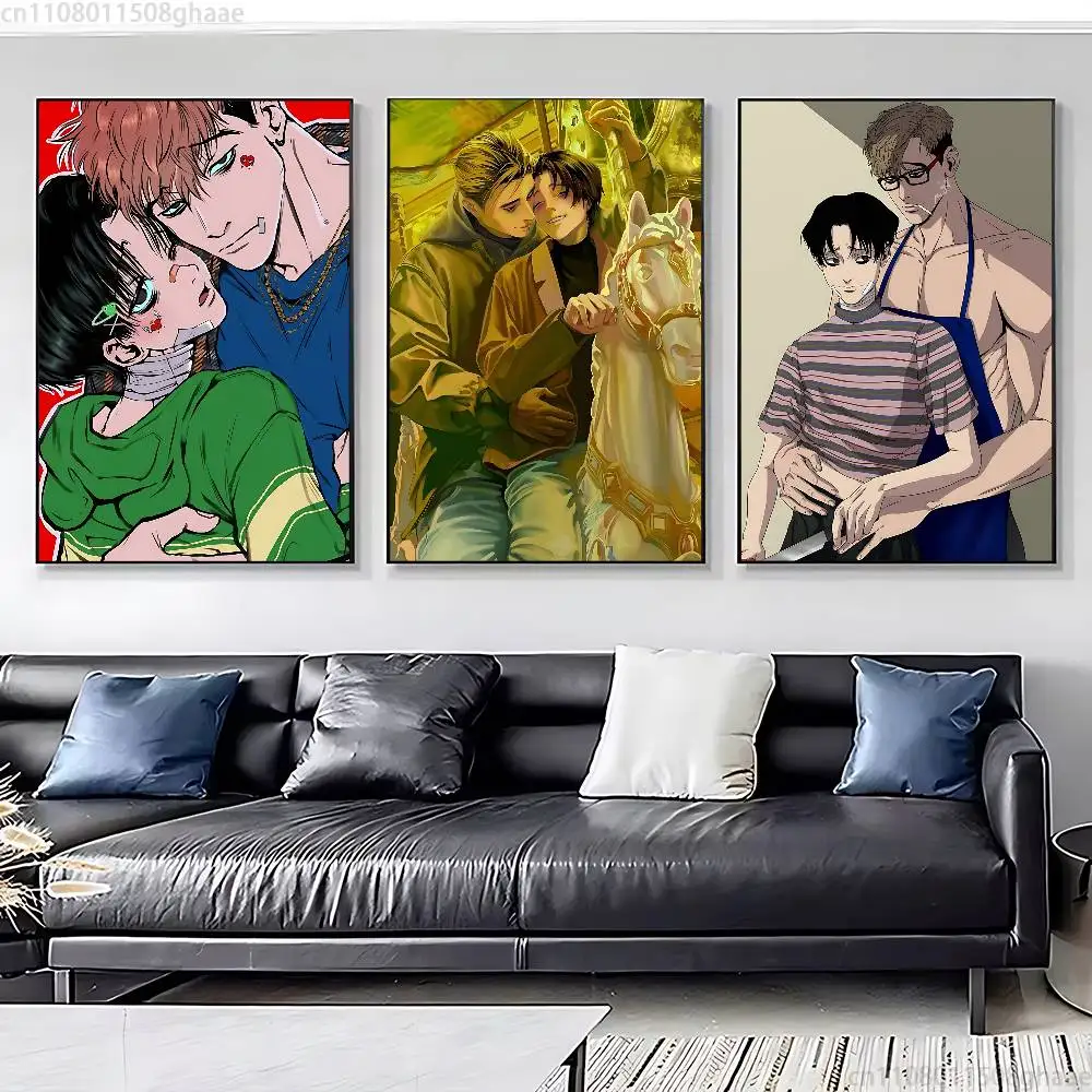 Killing Stalking Classic Wall Art, Canvas Print Poster, Suitable for Home, Living Room, Room Decoration Painting