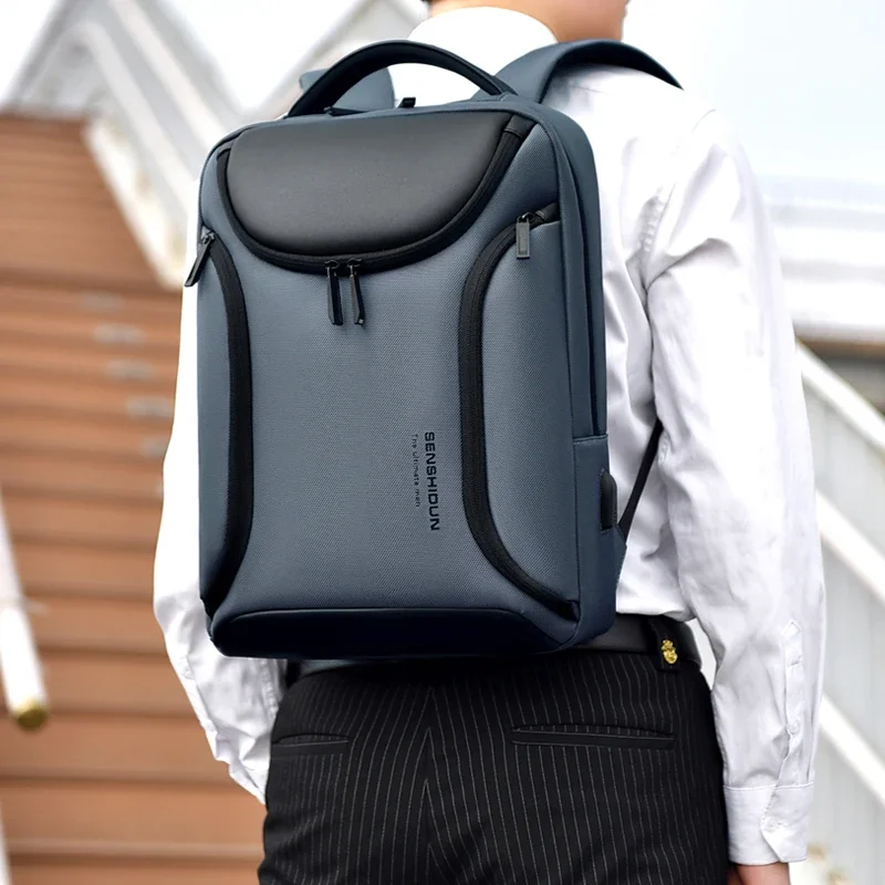 

Laptop Backpack for Men Multifunctional Travel Business School Backpack Large Capacity Waterproof Nylon School Bags Book Bag