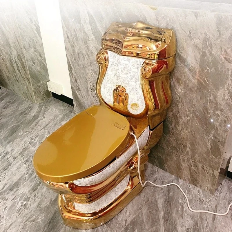 new golden smart toilet has no water pressure limit, flushing and drying toilets, sanitary ware