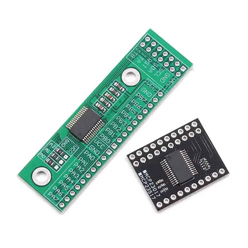 MCP23017 I2C Interface 16bit I/O Extension Module Pin Board IIC to GIPO Converter 25mA1 Drive Power Supply for Arduino and C51