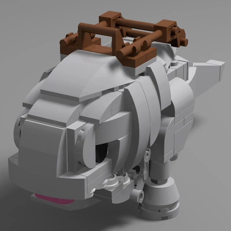 

186PCS MOC Blurrg Mount Star Battle Modular Building Blocks DIY Kit Fantasy Animal Model Creative Assembly Toy for Kids