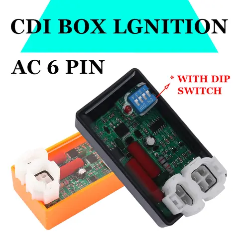 프로그래밍 가능한 CDI 오토바이 Lignition 6 핀 AC CDI 박스, CRF230 CB125 SKUA150 CBX200 CS125 DM200 TMX155 GY200 NX150 NX200