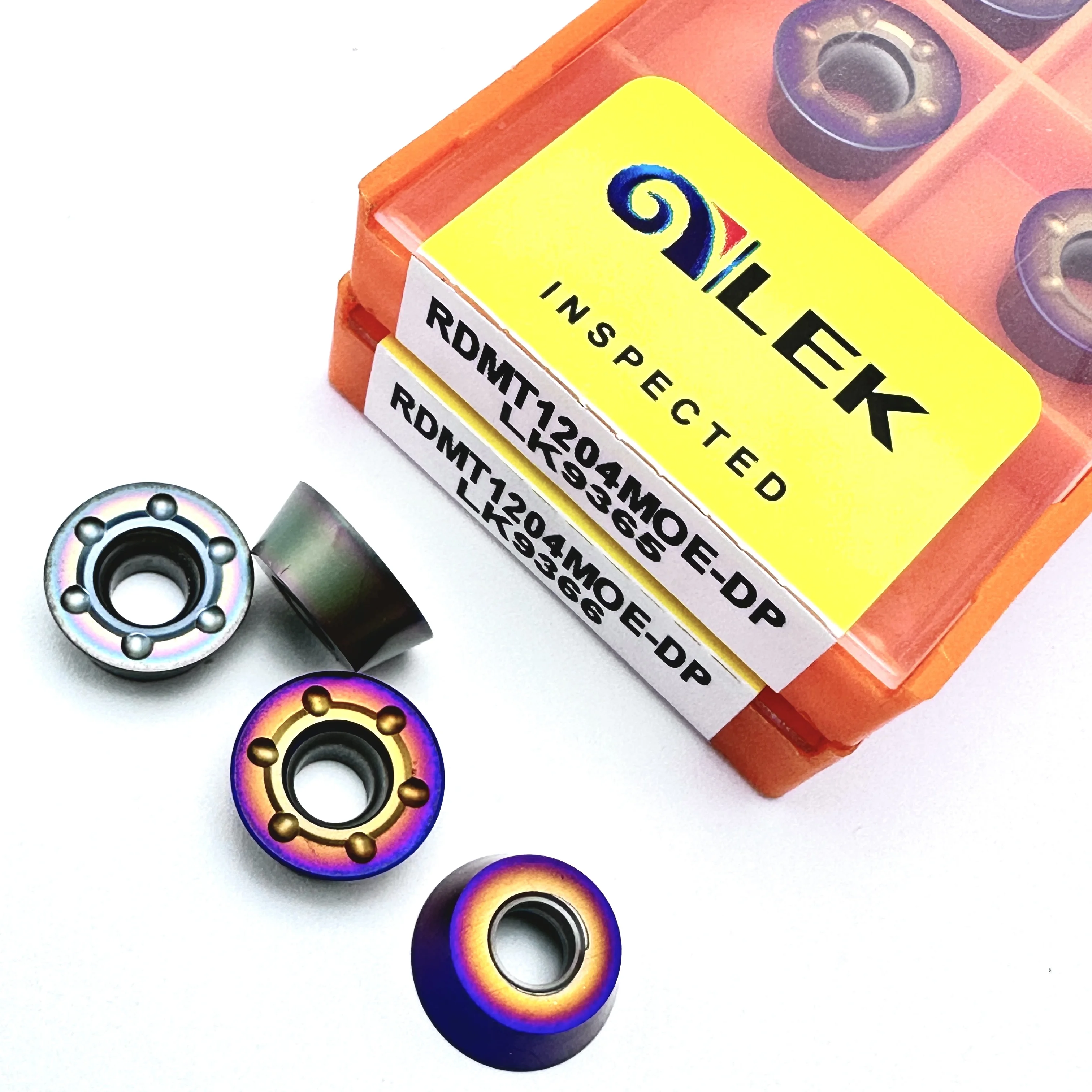 RDMT1204MOE LK9365 Indexable Turning Insert Carbide Insert Nano Coating for CNC Milling Tools in Steel Processing
