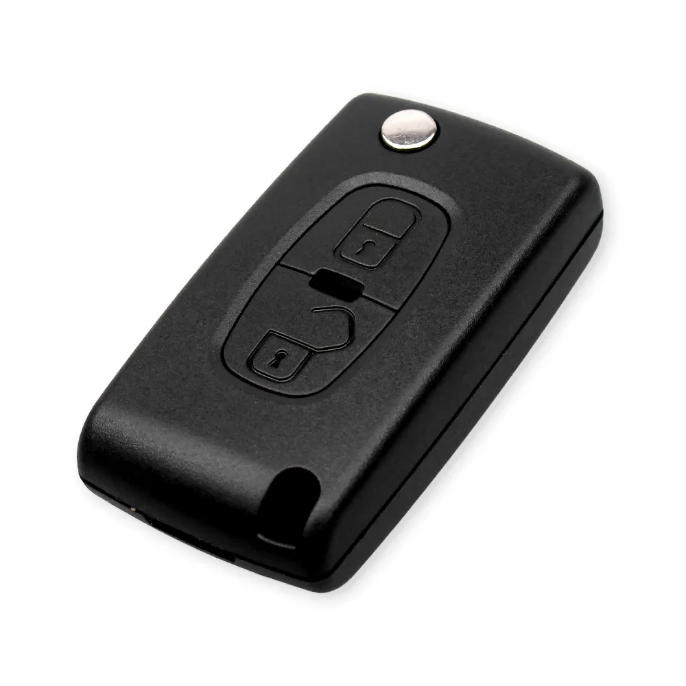 Dandkey For Peugeot 4007 ET 4008 For Citroen C-Crosser C4 Aircross Key 2 Buttons Flip Remote Key Shell Fob Case MIT-11R blade