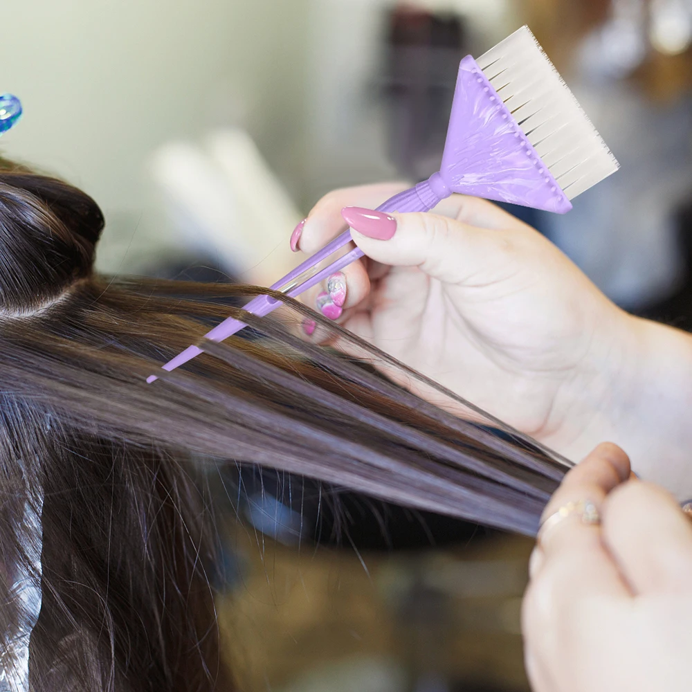 4 قطعة فرشاة صبغ الشعر المهنية مجموعة صحون صالون تلوين الشعر قضيب عدة لوازم الحلاق لصبغ الشعر والخلط