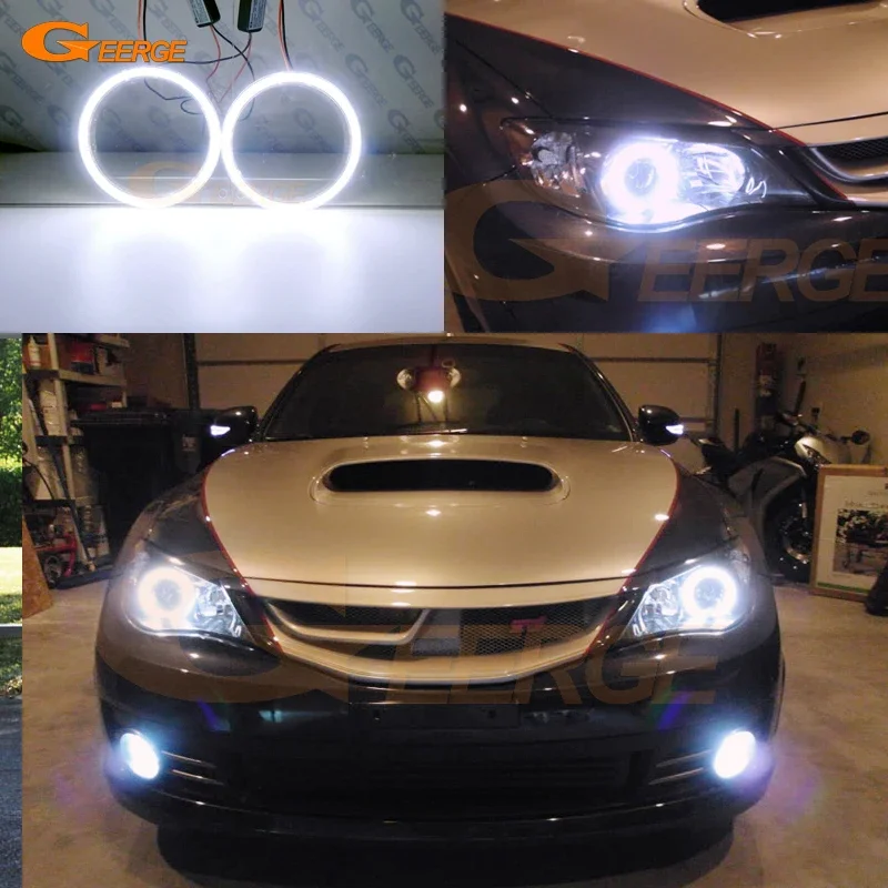 For Subaru Impreza WRX STI 2006 2007 - 2014 2015 2016 2017 2018 2019 2020 2021 Ultra Bright COB Led Angel Eyes Kit Halo Rings