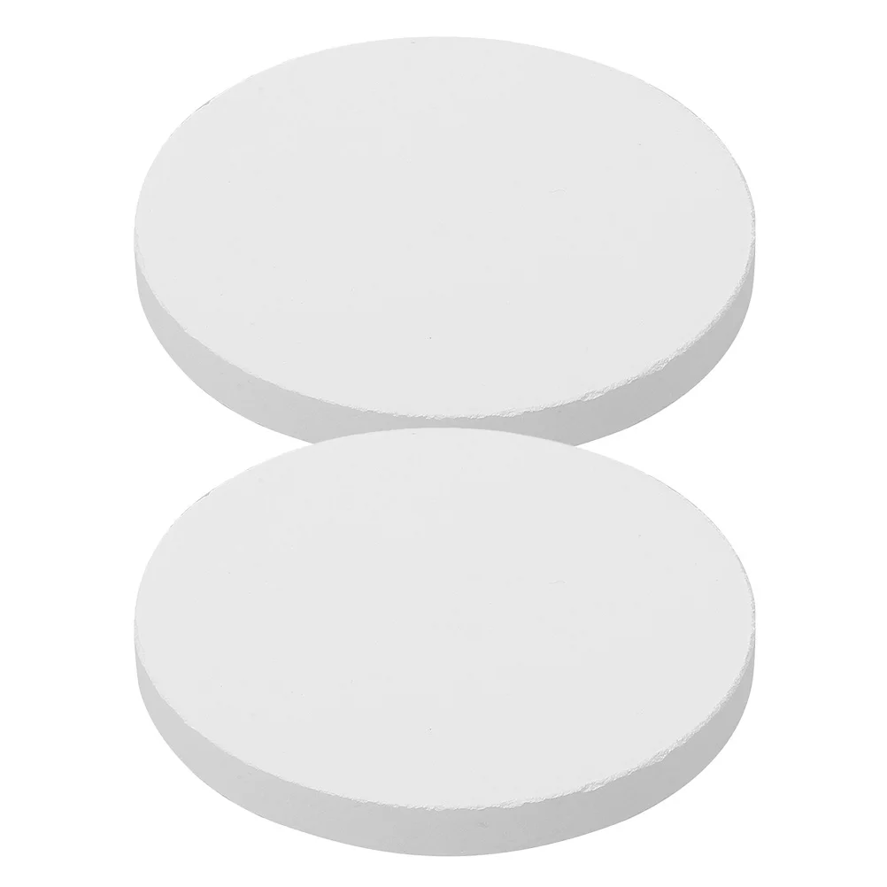 แผ่นรองเตาเผา 2 ชิ้น อลูมิเนียมออกไซด์ ไม่ติด ทนความร้อนสูง สำหรับเผาเซรามิก ขนาด 8.5 ซม. อุปกรณ์งานฝีมือเซรามิก ทนความร้อน