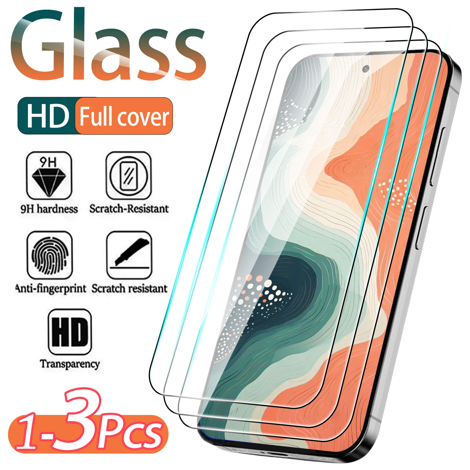 3-1Pcs Tempered Gla…