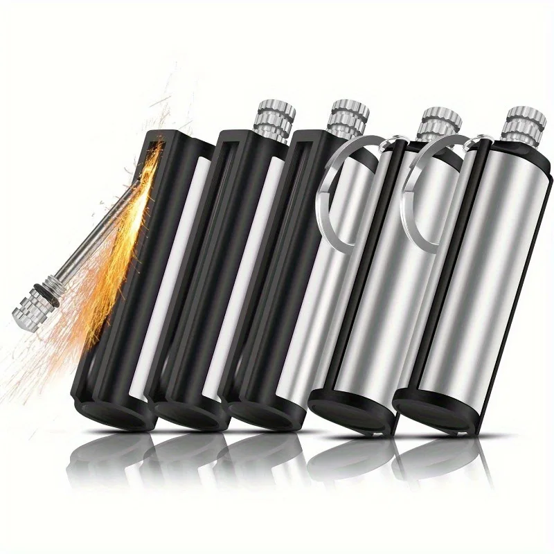 5PC/1PC Random Color And Style Windproof Flame Coal oil & Gas Lighters Cigarette Fuel Usb Lighter Accessory For Men'S Gifts