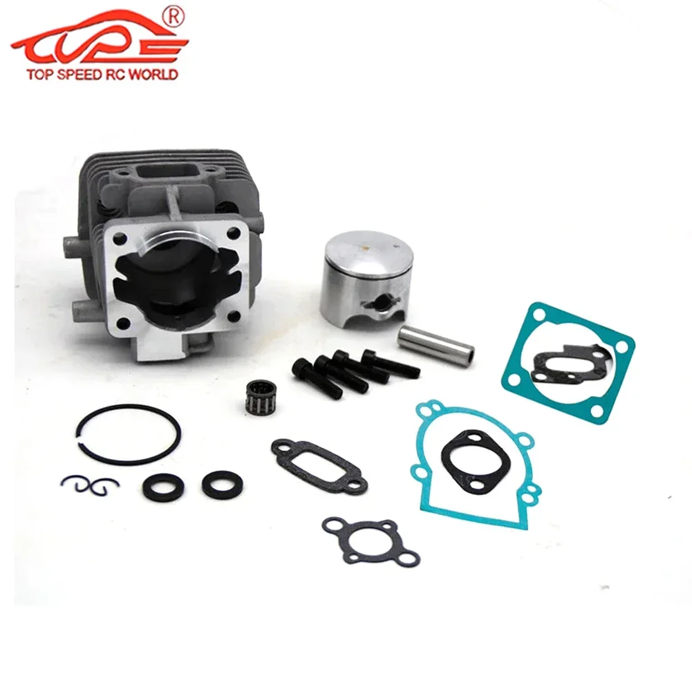 32cc or 35cc 4 Bolt Cylinder Head Piston Set ONLY Fit for TSRC FLMLF KingMotor TIT XJM Engine for 1/5 Baja LT Truck Parts