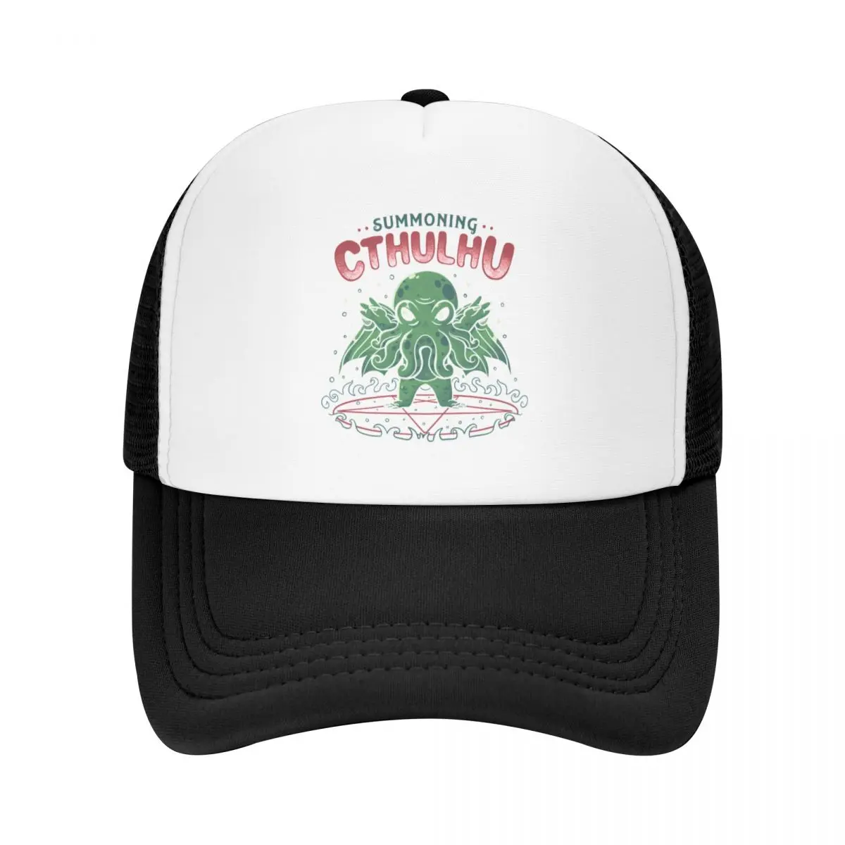 

Summoning Cthulhu Cool Horror Gift Baseball Cap Luxury Hat Trucker Cap party Hat Women's Golf Clothing Men's